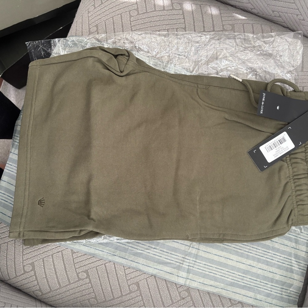 Junk de Luxe Olive Green Shorts NWT